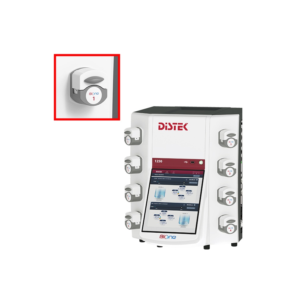 8 Bi-Directional, Multispeed Peristaltic Pumps